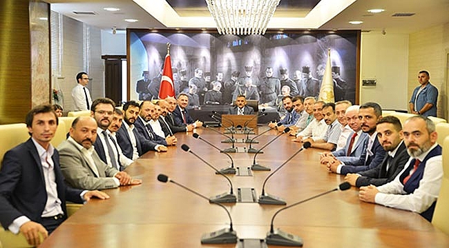 ASKON'DAN VALİ KAYMAK'A ZİYARET