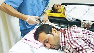 BİÇERDÖVERE ÇARPTI: 3 YARALI