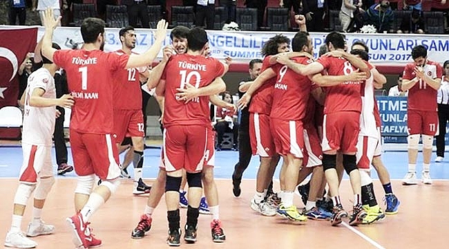 Voleybolda şampiyon Türkiye