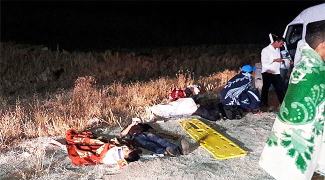 Feci Kaza 1 polis öldü, 13 yaralı