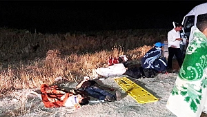 Feci Kaza 1 polis öldü, 13 yaralı