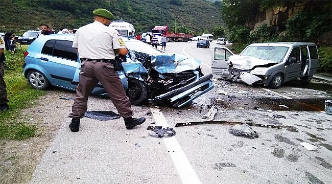 Giresun’da trafik kazası: 4 yaralı
