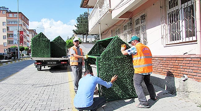 Kavak’ta da çöpler yeşilleniyor