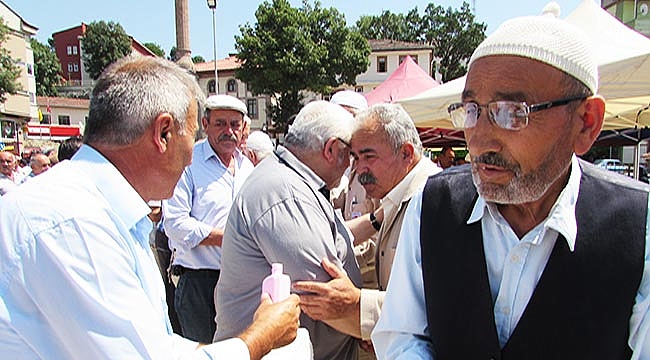 Kavak'ta hacı adaylarına uğurlama töreni