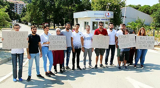 Öğrenciler Canik’i istemiyor