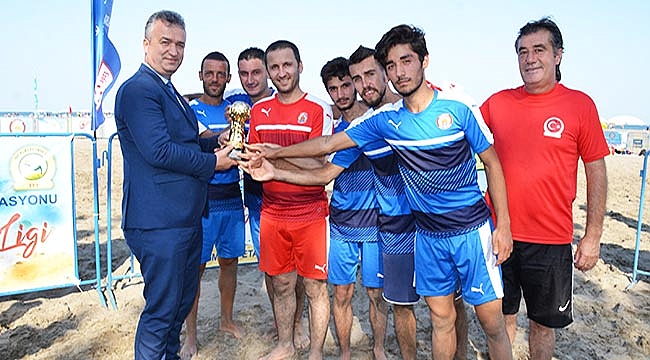 Plajda şampiyon 19 Mayıs Belediyespor