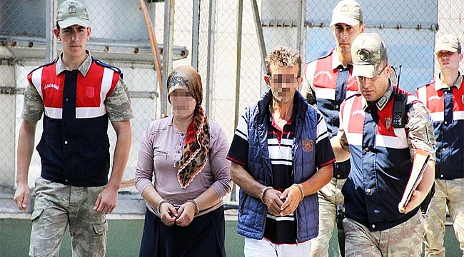 Uyuşturucu ile yakalanan karı-koca adliyeye sevk edildi