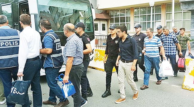 Samsun'da ByLock'tan 15 kişi adliyeye sevk edildi