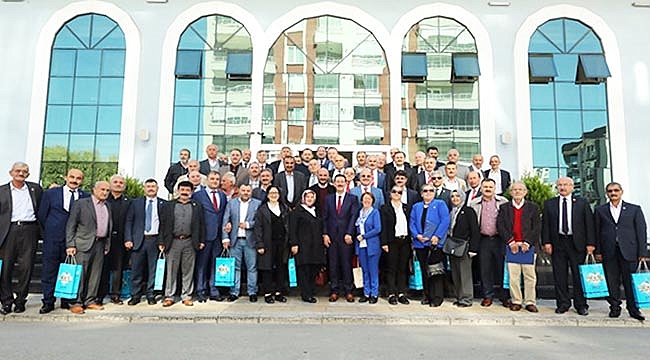 BAŞKAN TOK MUHTARLARA SESLENDİ:  Mega yatırımlar  refahı artıracak