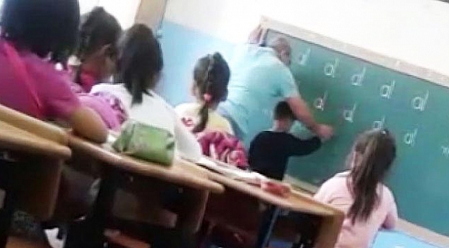 Dayakçı öğretmen gözaltına alındı