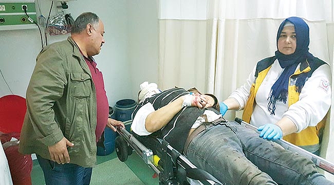 Kamyonetin çarptığı  3 kişi ölümden döndü 