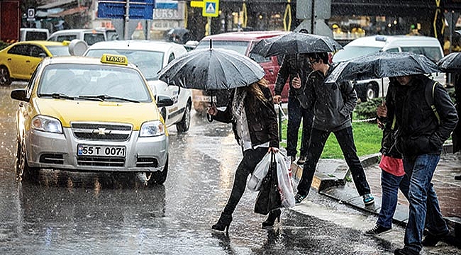 Sağanak yağış geliyor 