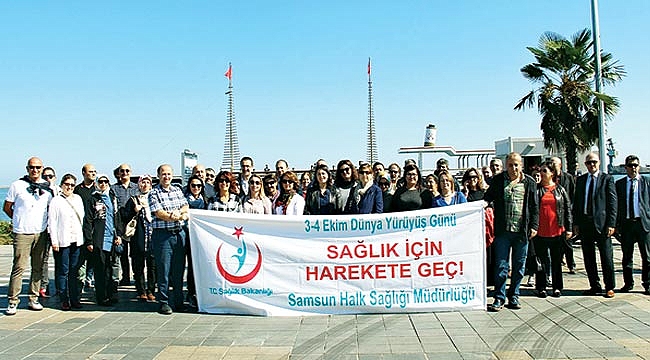 Sağlıklı yaşam yürüyüşü