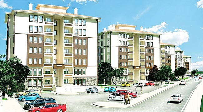 Tekkeköy’de TOKİ binaları hızla yükseliyor