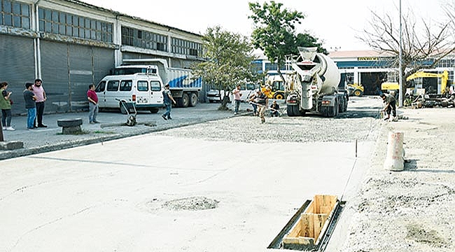 TEKKEKÖY SANAYİ SİTESİNE YOL ÇALIŞMASI
