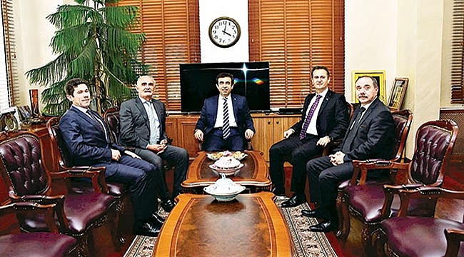 YILMAZ, GÜZELOĞLU’NU AĞIRLADI