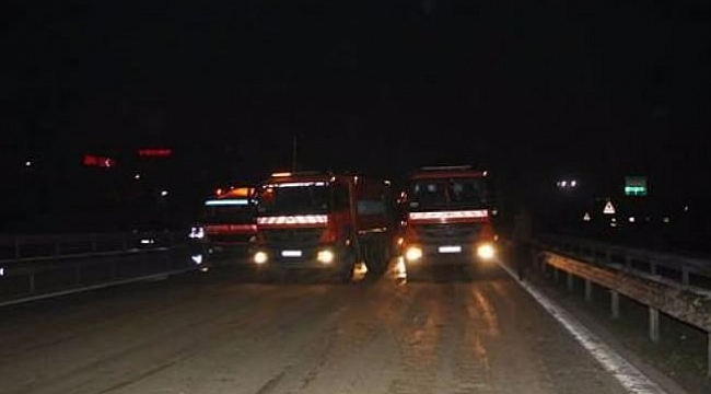 9 araç birbirine girdi