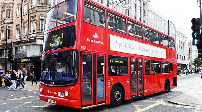 Londra otobüslerinde kahveli biyoyakıt