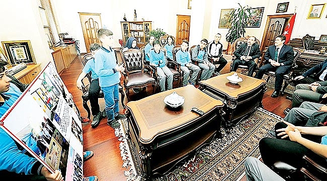 SAMSUN BÜYÜKŞEHİR BELEDİYESİ’Nİ ZİYARET ETTİ