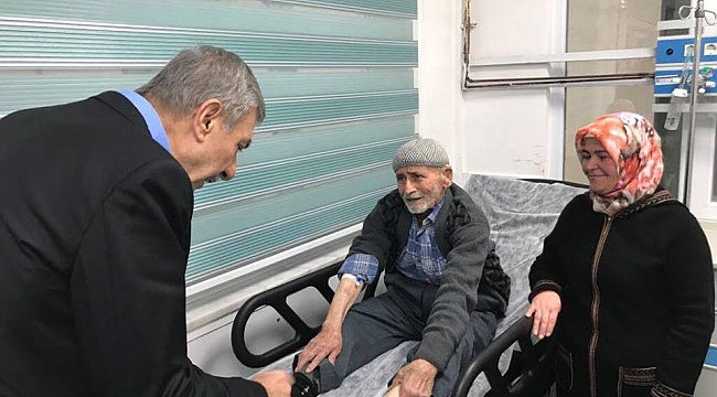 Samsunlu bakan hastane ziyaretinde