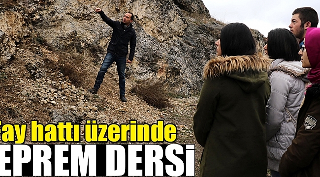 Fay hattı üzerinde deprem dersi