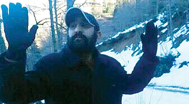 Giresun’da PKK'lı terörist işte böyle teslim oldu