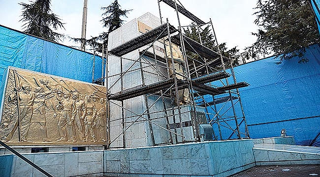 Terme’de Atatürk Anıtı’na çirkin saldırı