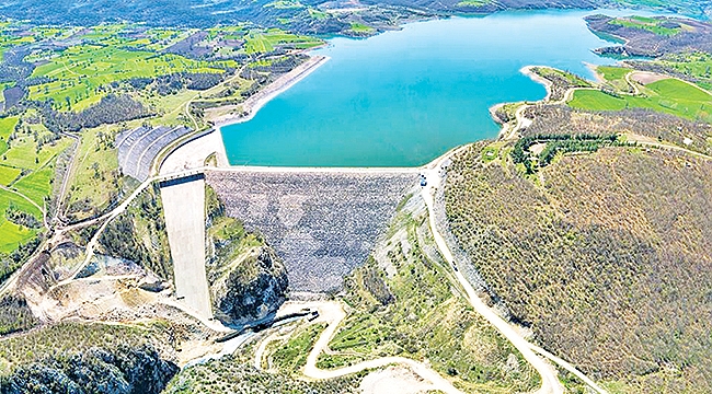 109 bin dekar arazinin suyunu karşılıyor