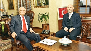 AK PARTİ YENİ İL BAŞKANINDAN BAŞKAN YILMAZ'A ZİYARET