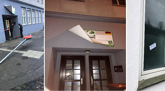 Almanya'da iki camiye çirkin saldırı