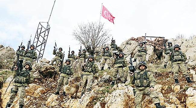 Askerimizden Samsun'a yeni yıl mesajı 