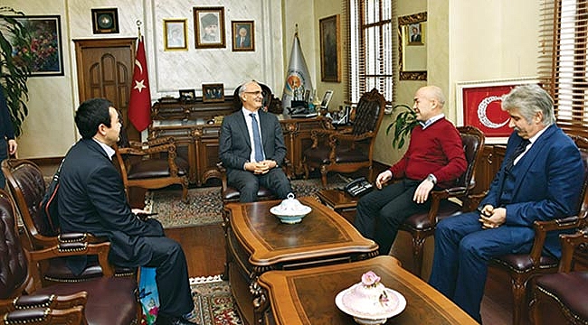 Başkan Yılmaz’a kardeş şehir Bişkek’ten misafir