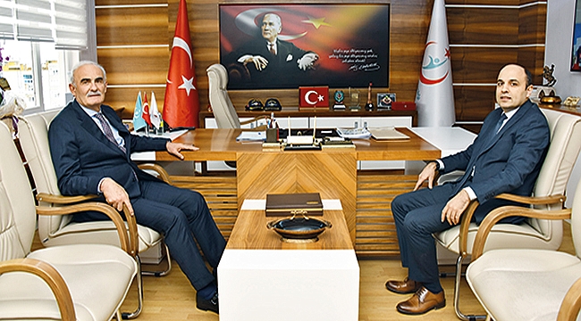 BAŞKAN YILMAZ'DAN İADE-İ ZİYARET