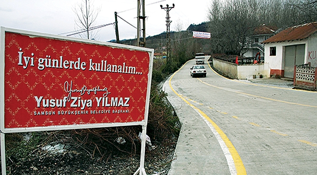 Büyükşehirin 4 milyonluk beton yol projesi hayata geçti