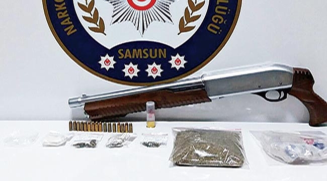 Eve uyuşturucu baskını