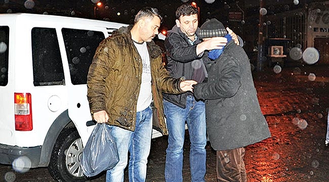 Hırsız kaçarken yakalandı 