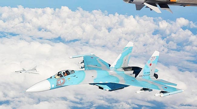 Karadeniz semalarında 3 saat süren gerilim