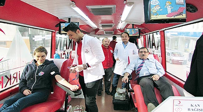 Kavak'ta kan bağışı kampanyası