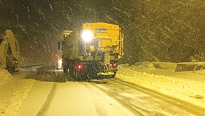 Kocaeli yoğun kar yağışı altında
