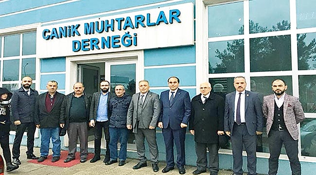 MHP Canik’ten muhtarlara ziyaret