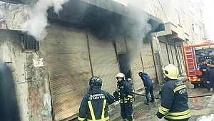 Samsun’da depo yangını