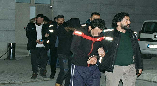 Samsun’da uyuşturucudan gözaltına alınan 13 kişi adliyeye sevk edildi