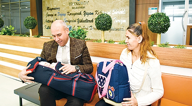 Tekkeköy Belediyesi’nden  ‘Hoş geldin bebek seti’