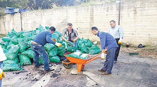 Tekkeköy’den yakacak yardımı