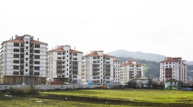 Tekkeköy TOKİ binalarında sona yaklaşılıyor