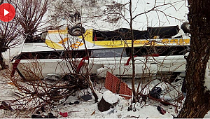 Yolcu otobüsü dereye uçtu: 6 ölü, 29 yaralı