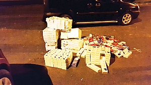 2 bin 830 paket kaçak sigara ele geçti