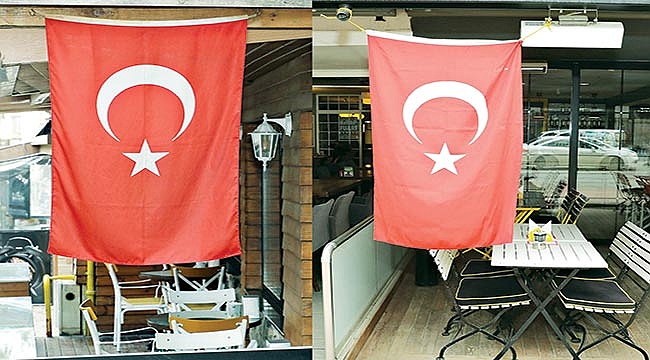 AFRİN’E TÜRK BAYRAKLI DESTEK