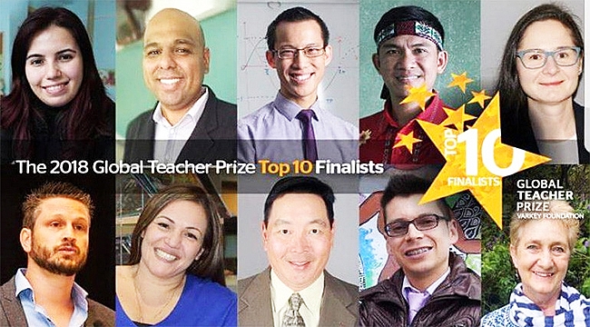 Nurten öğretmen dünyanın en iyi 10 öğretmeninden biri oldu