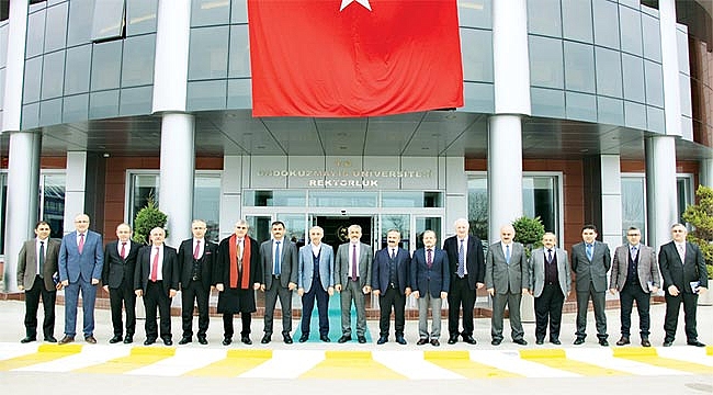 Rektörler OMÜ'ye hayran kaldı